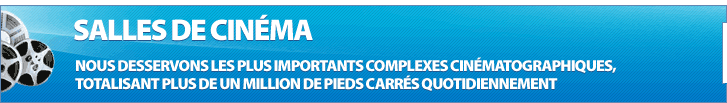 Nettoyage de salles de cin&eacute;ma